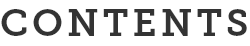 CONTENTS