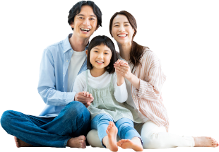 家族　笑顔　写真