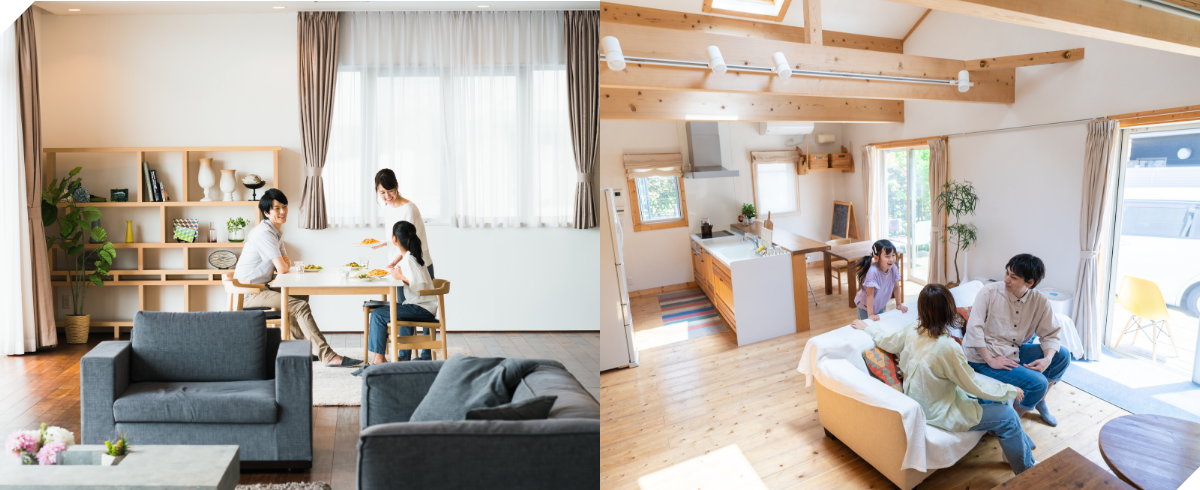 家族　団欒風景　写真