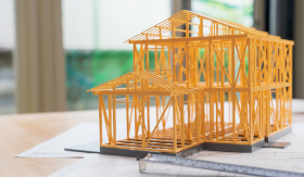 模型　木組　写真