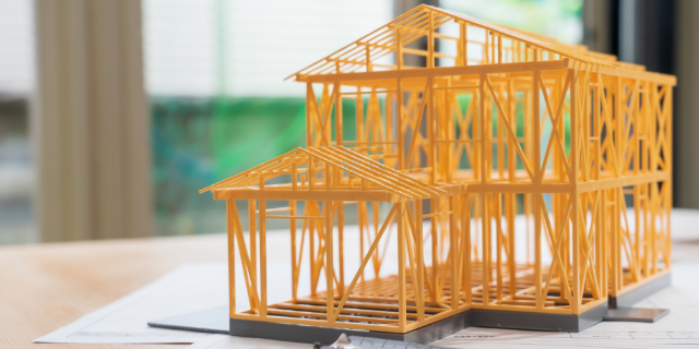 模型　木組　写真